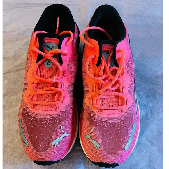 PUMA Shoes - Puma Women's Run Xx Nitro - 376171 07 - Sunset Glow / Pink and Silver - Size: 8
